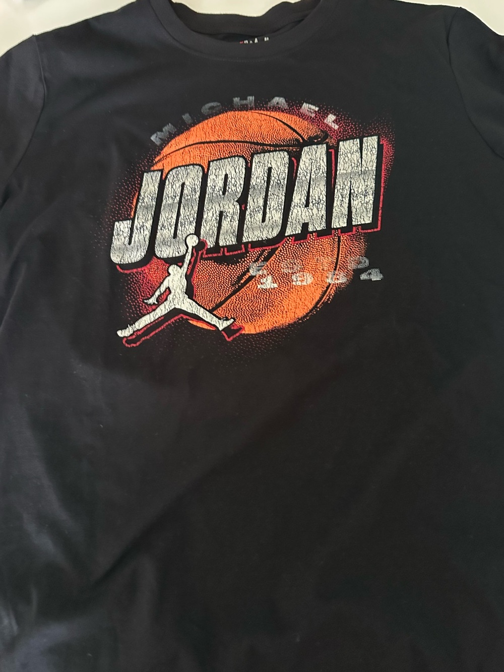 NWT Jordan Black Tee with Jumpman Tag